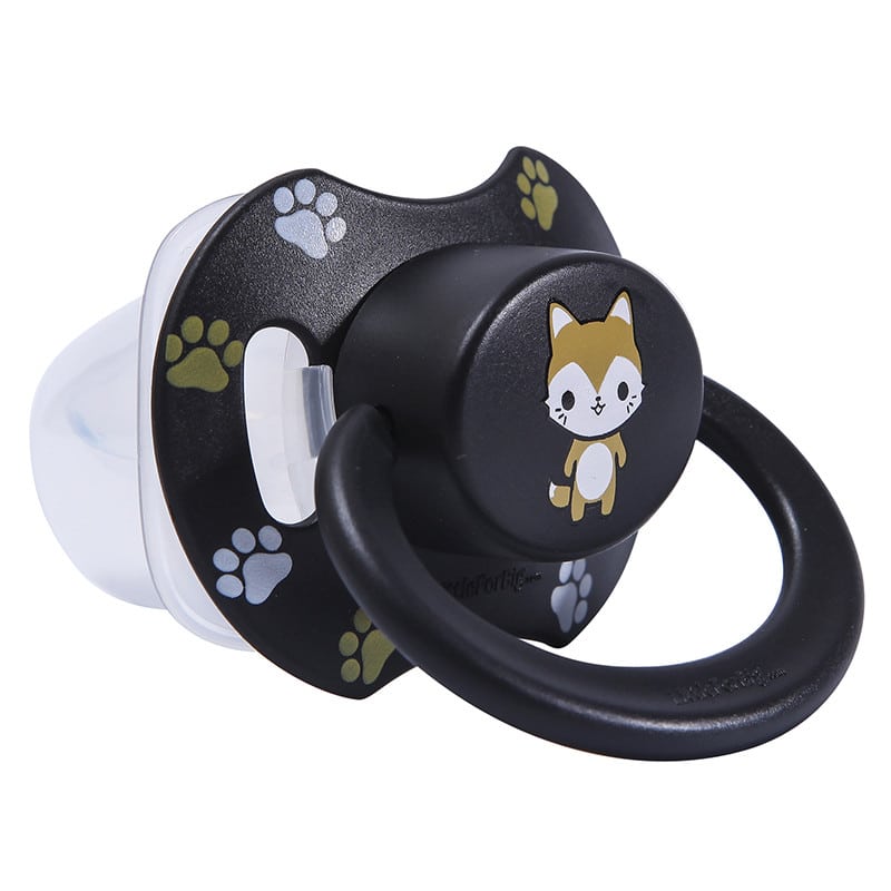 teddy bear with pacifier toy