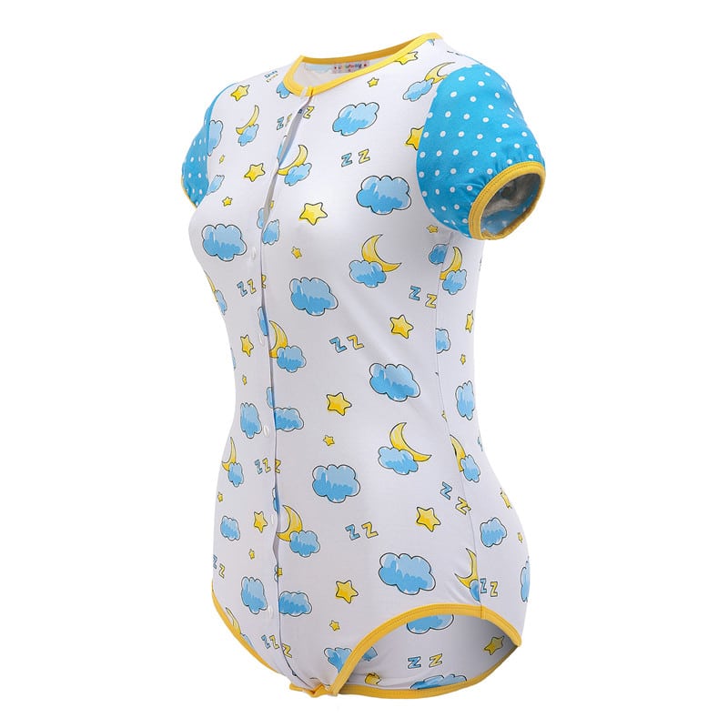 Sleepytime Front Snap Onesie Bodysuit LittleForBig Cute & Sexy Products