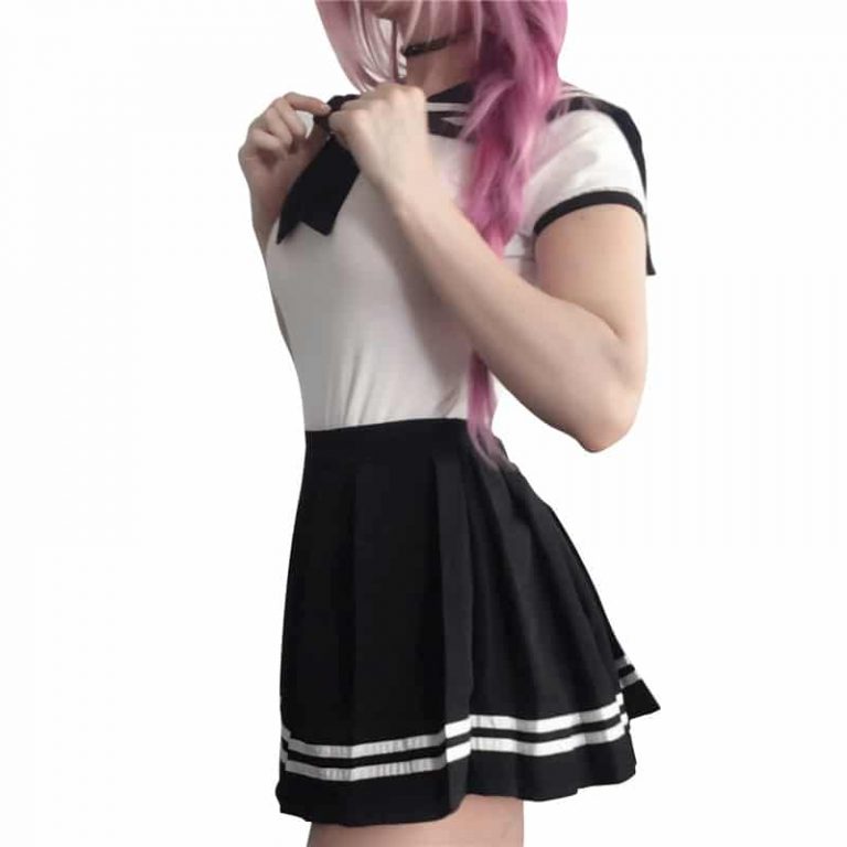 Cosplay Magical Girls Black Onesie Skirt Set LittleForBig Cute & Sexy