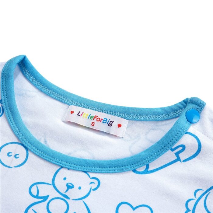 The Avery - 4pcs Unisex Rompers/ Onesies -Light Blue Set main image 0
