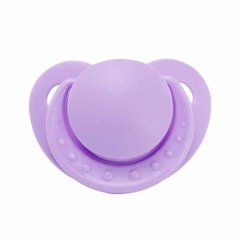 purple pacifier