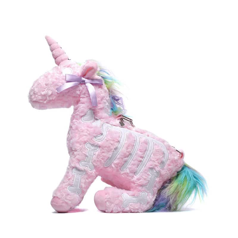 unicorn plush bag