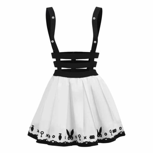 Bondage Bunny Overall Skirt - LittleForBig ABDL Adult Baby Diaper Lover ...
